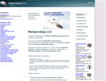 Tablet Screenshot of maloprodaja.info